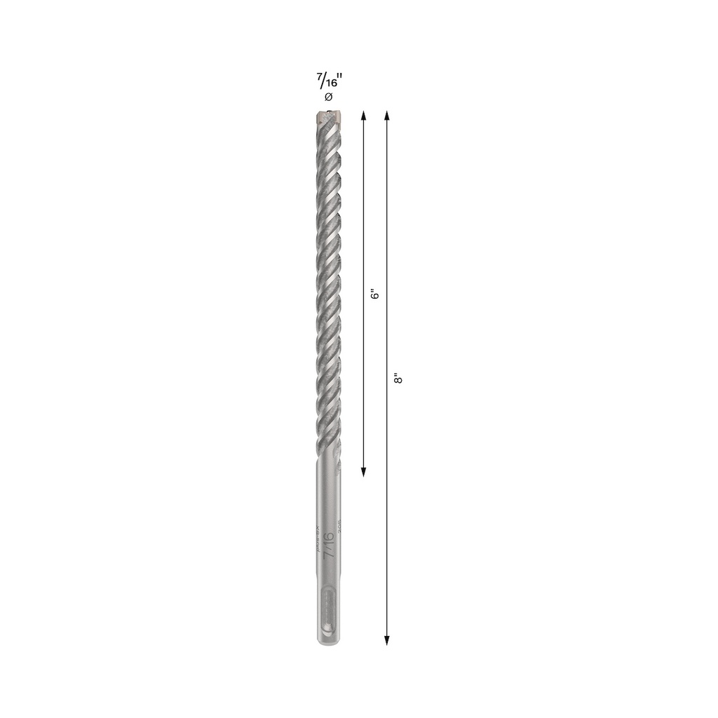 Broca SDS Plus 7/16" X 8" BOSCH / 4 LADOS / 5X / BOSCH-