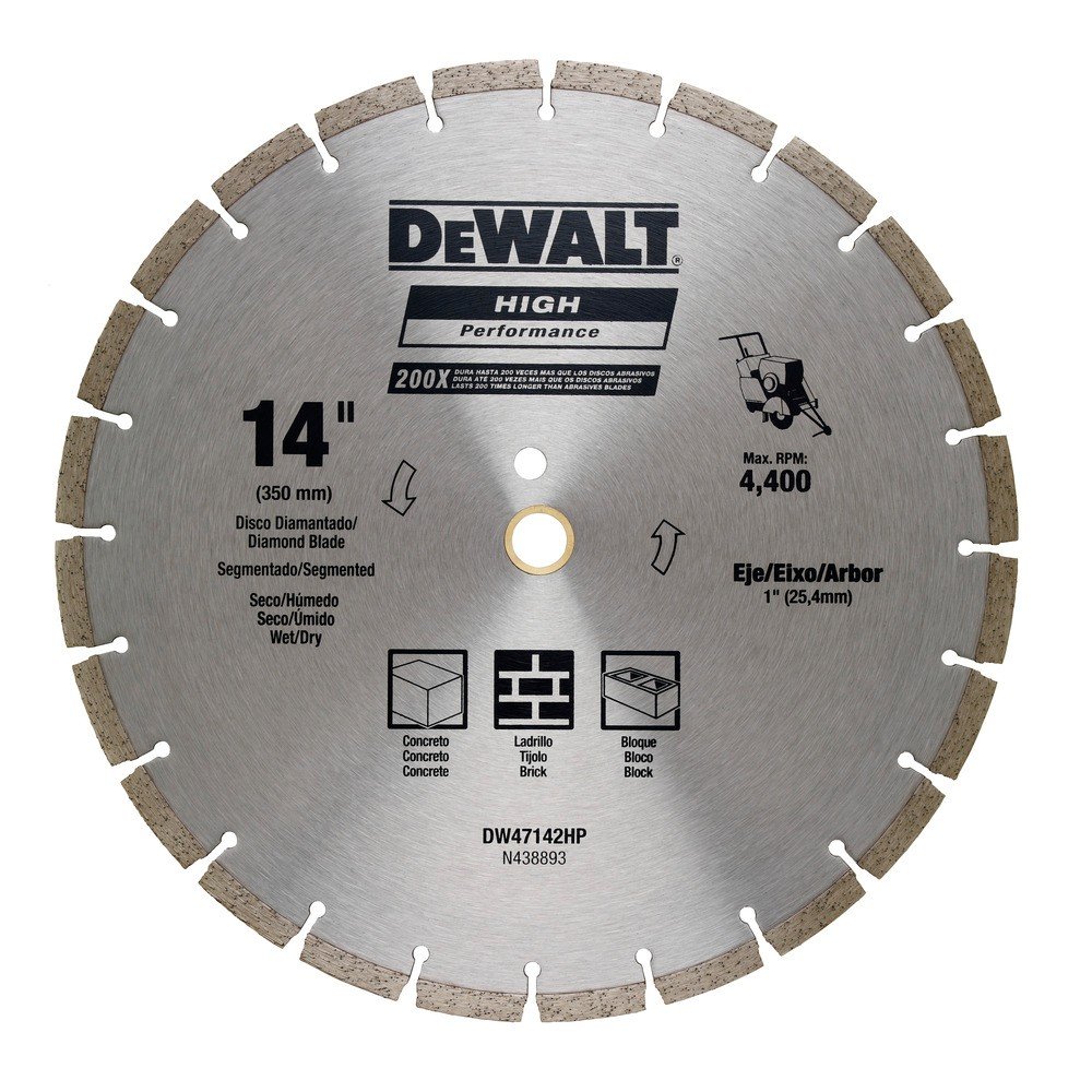 Disco de diamante 14" DEWALT / DEWALT-2-Tabla-6