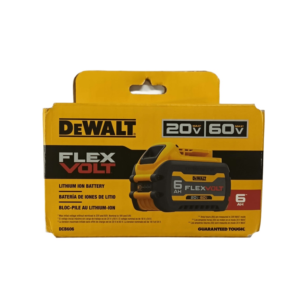 Bateria DEWALT 60V / 20V / 6 Ah / DCB606 / DEWALT-7-E-1-A