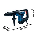 Martillo Perforador 5 KG GBH 5-40 D  8.5 J 1,100 W BOSCH / 1 / BOSCH-9-A-2