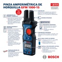 Amperímetro GFM 1000-15 Professional / BOSCH-