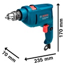 Taladro 3/8&quot; BOSCH GSB 450 RE 450 Watts + 3 BROCAS / BOSCH-7-C-4