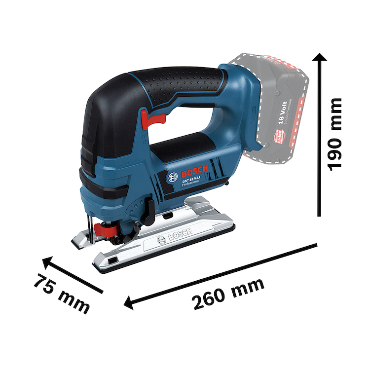 Sierra Caladora GST 18 V-LI / BARETOOL / BOSCH-