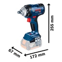 Pistola de Impacto 1/2&quot; GDS 18V-400 18 V / 400 NM / BOSCH-