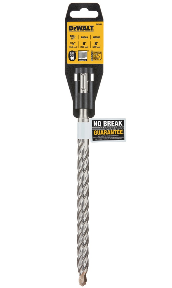 Broca SDS Plus 5/8&quot; X 8&quot; DEWALT / DEWALT-TABLA 4