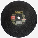 Disco abrasivo 14&quot; corte metal  2M / 2.8 mm / DEWALT-