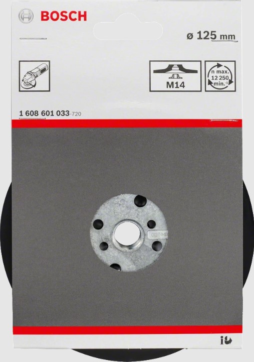 Plato de Hule 5&quot; BOSCH / BOSCH-