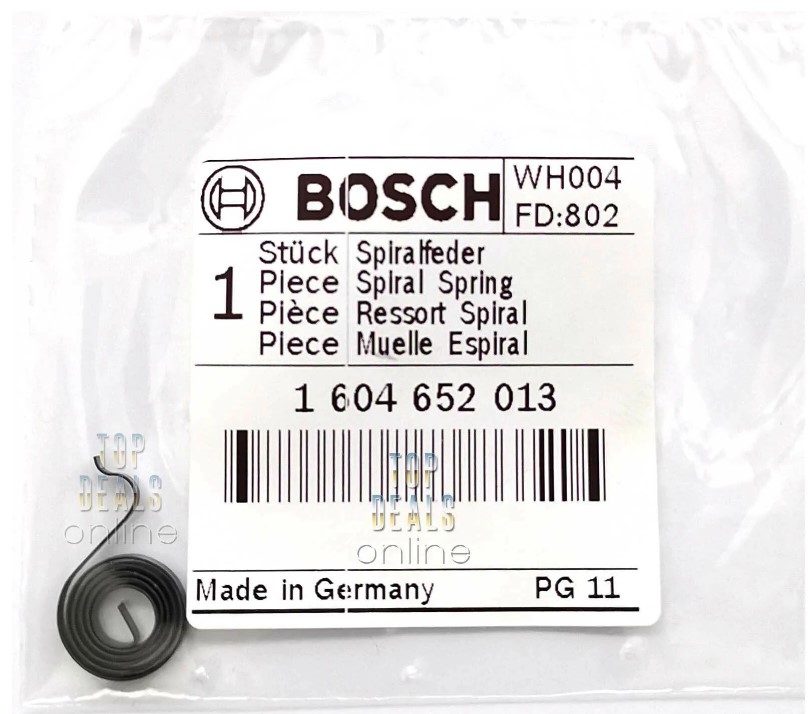 Resorte Amoladora GWS 6-115 / GWS 670 / GWS 7-115 / GWS 850 / BOSCH-1-D-1-D-2
