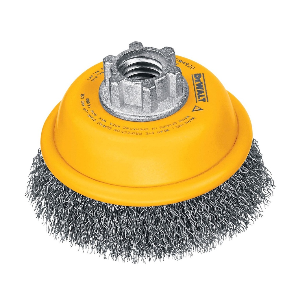 Cepillo de Copa 3 " X 5/8 Rizado DeWalt / DEWALT-