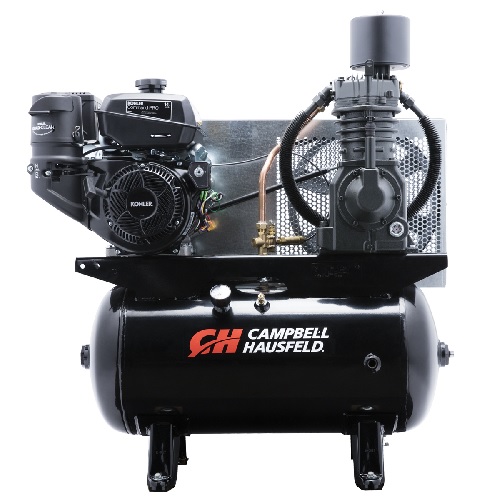 Compresor 14 HP 30 Galones 175 PSI CAMPBELL / GASOLINA / NEG / BOSCH-