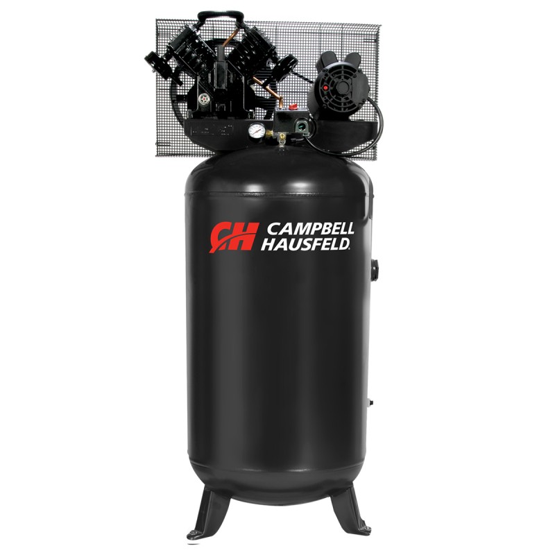 Compresor 5.0 HP 80 Gal 140 PSI CAMPBELL HAUSFELD / NEGRO / DEWALT-