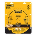 Disco Sierra Circular 10" DEWALT 40 Dientes / Eje 5/8" / DEWALT-2-Tabla-6