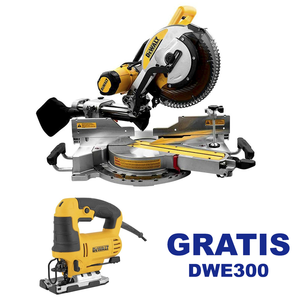 Sierra ingletadora DEWALT 12&quot; DWS780 (Con Carril) / DEWALT-