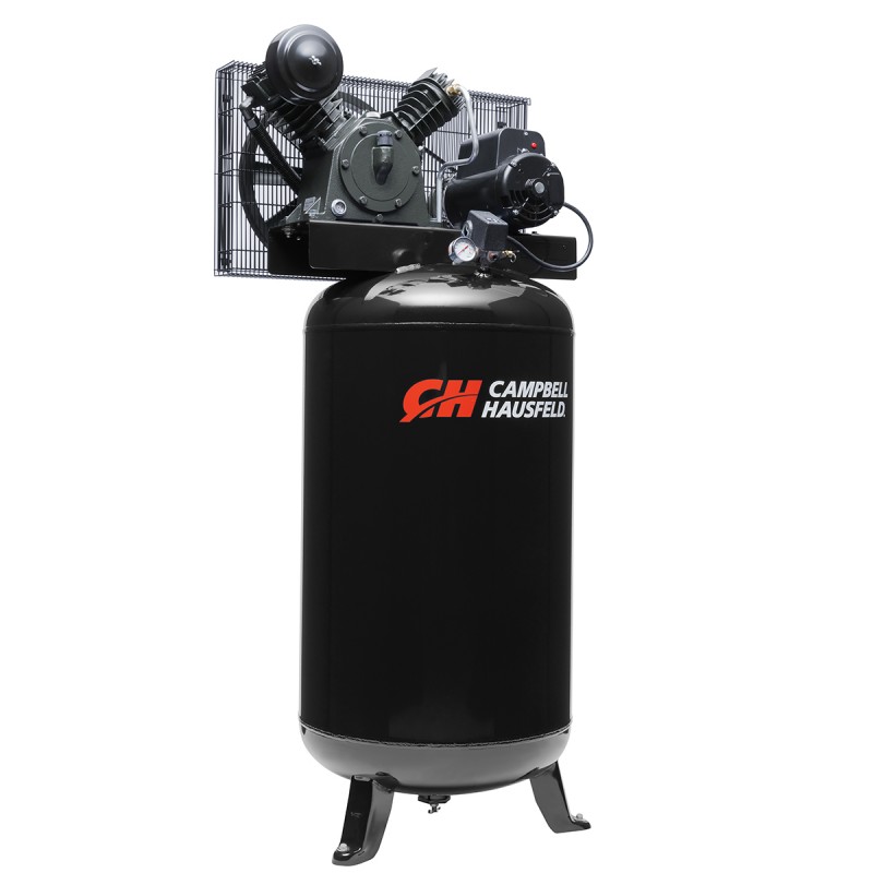 Compresor 5.0 HP 80 Gal 175 PSI CAMPBELL HAUSFELD / NEGRO / BOSCH-