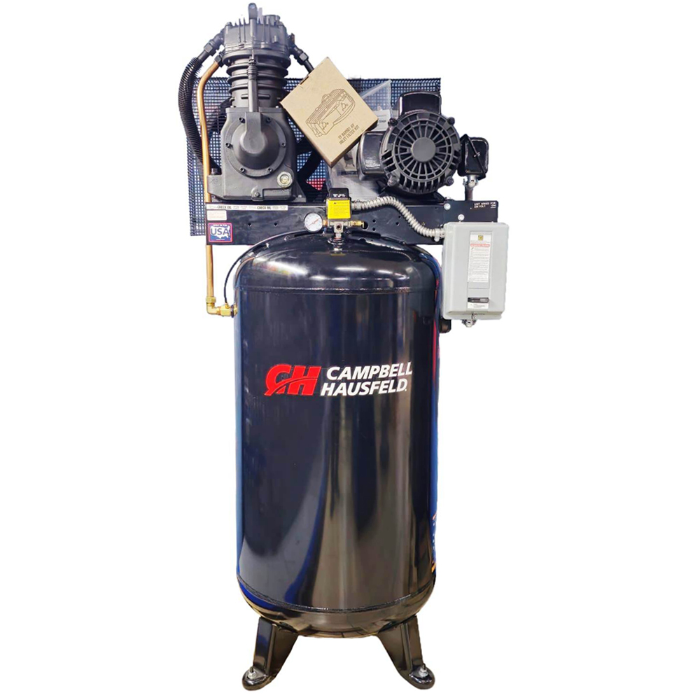 Compresor 7.5 HP 80 Gal 175 PSI CAMPBELL HAUSFELD / DEWALT-