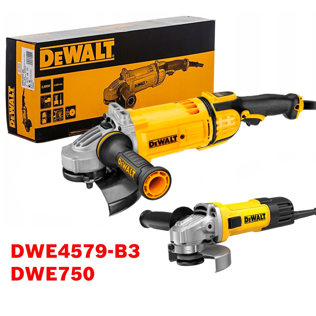 Amoladora 9" DEWALT DWE4579 4 HP COMBO + DWE750 / DEWALT-7-C-1/(16-C-1-C