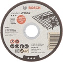 Disco abrasivo 4 1/2&quot; X 1 mm Corte INOXIDABLE lamina / STANDARD / 4 1/2&quot; X 3/64&quot; X 7/8&quot; (115 X 1 X 22.23MM) / BOSCH-