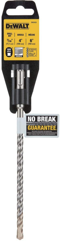 Broca SDS Plus 7/16" X 6" DEWALT / DEWALT-TABLA 4
