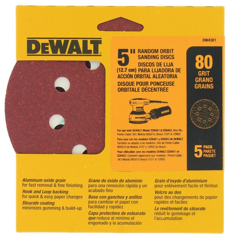 Lija Circular Pex Top 5&quot; G80 / DEWALT-6-C-4-D