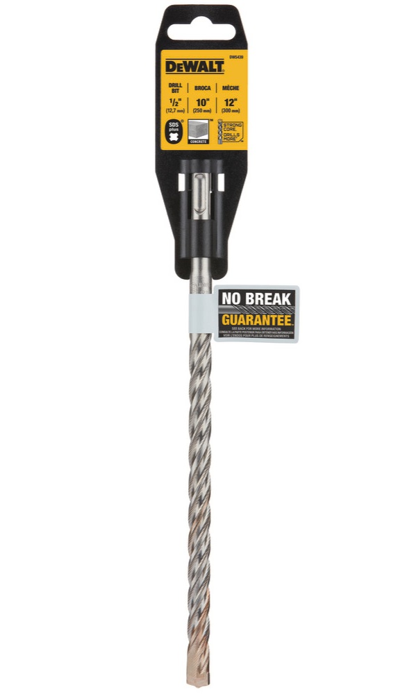 Broca SDS Plus 1/2&quot; X 12&quot; DEWALT / DEWALT-TABLA 4