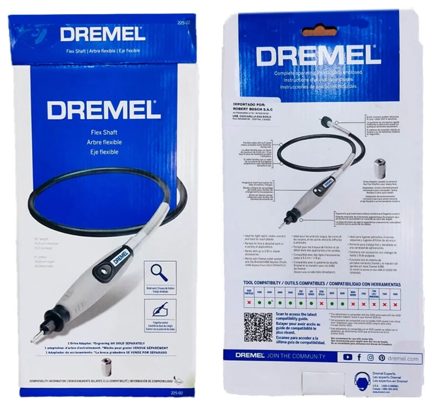 Extension Moto Tool DREMEL DR225 / 26150225JA / BOSCH-7-D-1-B