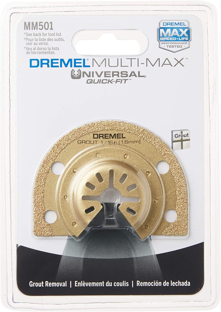 Accesorio Multimax MM501 Grosor 1/16" / UNIVERSAL QUICK FIT / BOSCH-