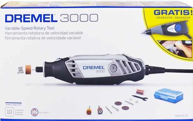 Moto Tool Dremel 3000 10 Accesorios / GRATIS Grabador / BOSCH-6 Y 7 FONDO / ACC. DREMEL
