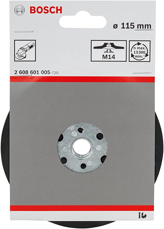 Plato de Hule 4 1/2&quot; BOSCH / BOSCH-TABLA-ACC