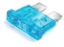Fusible FLOSSER NORMAL Celeste / Uña / 15 Amp / BOSCH-10-D-1