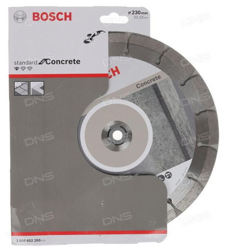 [2608602200] Disco de diamante 9" BOSCH / CONCRETO / Profesional / BOSCH-TABLA 6