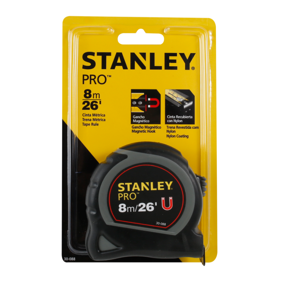 Metro Magnetico 8 Metros STANLEY / PRO / DEWALT-