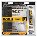 Kit de Brocas 14 Piezas / COBALTO 3/16 a 3/8 / DEWALT-2-Tabla-7