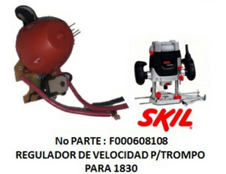 Regulador de Velocidad Router 1830 SKIL / Negro / BOSCH-2-D-1-A-4