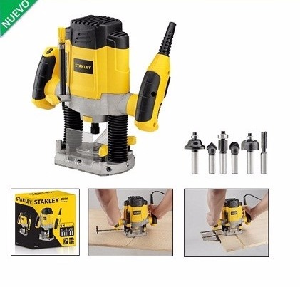 Router 1 3/4 HP STANLEY 1200W / DEWALT-6-A-1