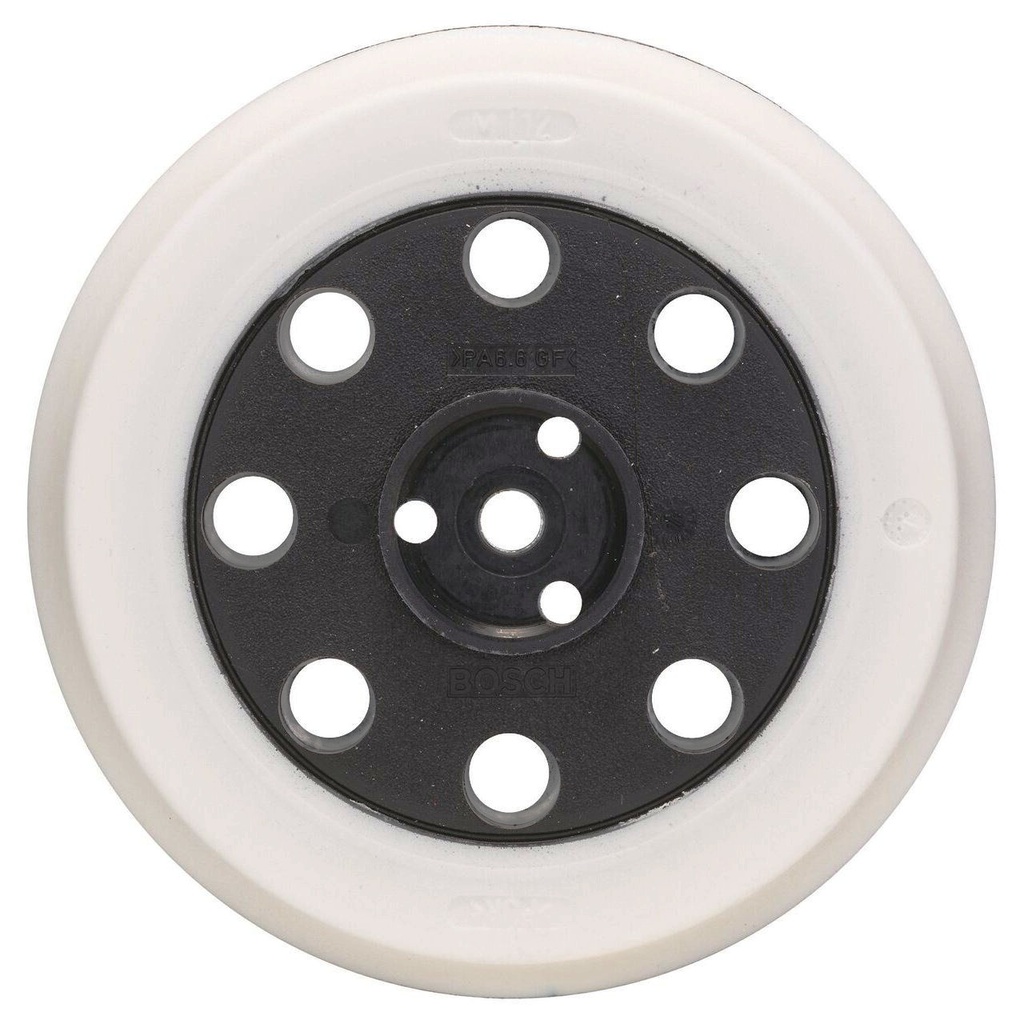 Plato Lijadora GEX 125-150 AVE BOSCH / 5&quot; Velcro 8 Hoyos / BOSCH-TABLA-5