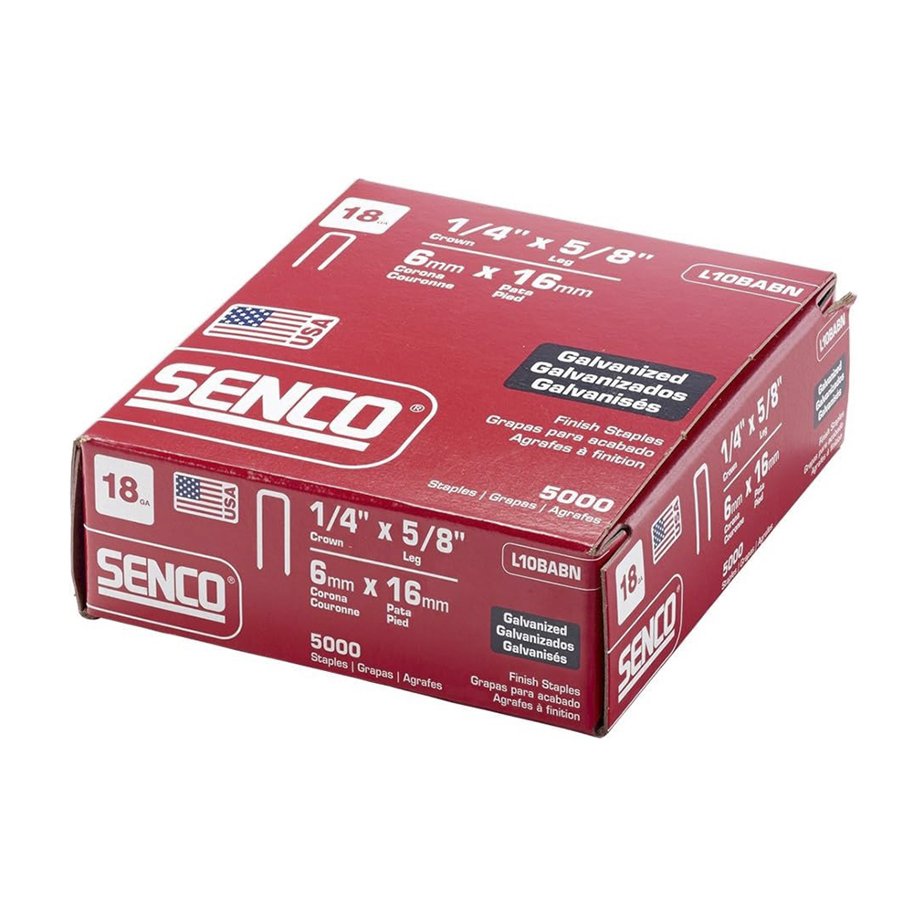 Grapa Senco 1/4 Cabeza 5/8 Calibre 18 (5,000 Unidades) / DEWALT-7-E-2-H