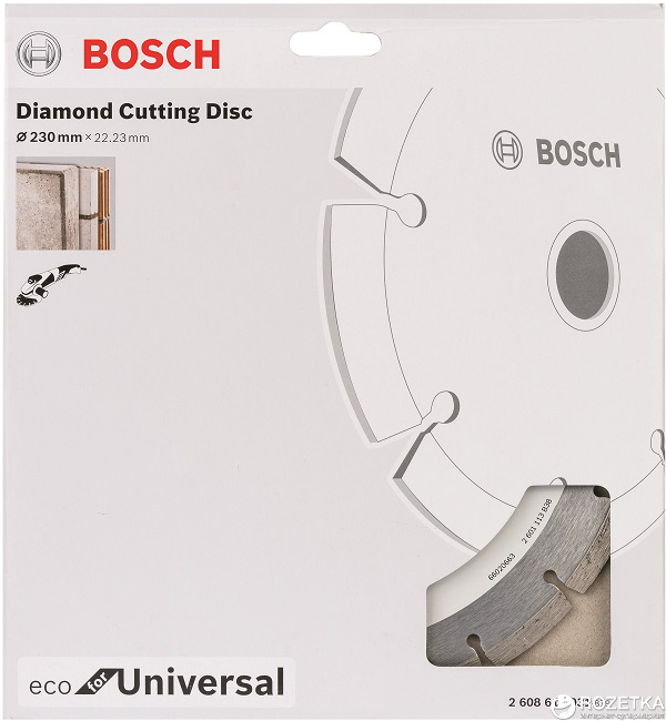 Disco de diamante 9" BOSCH ECO Universal / BOSCH-11-C-2