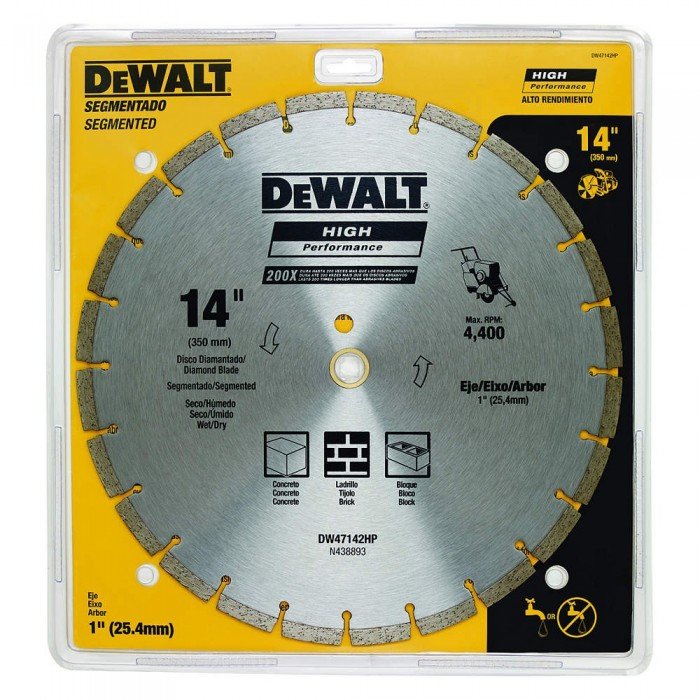 Disco de diamante 14&quot; / DEWALT-2-Tabla-6