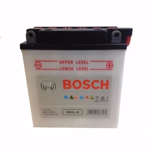 Bateria Moto 12N5-3B / YB5L-B / BB5L-B / = BTX7L-BS / BOSCH / 5 Ah / BOSCH-