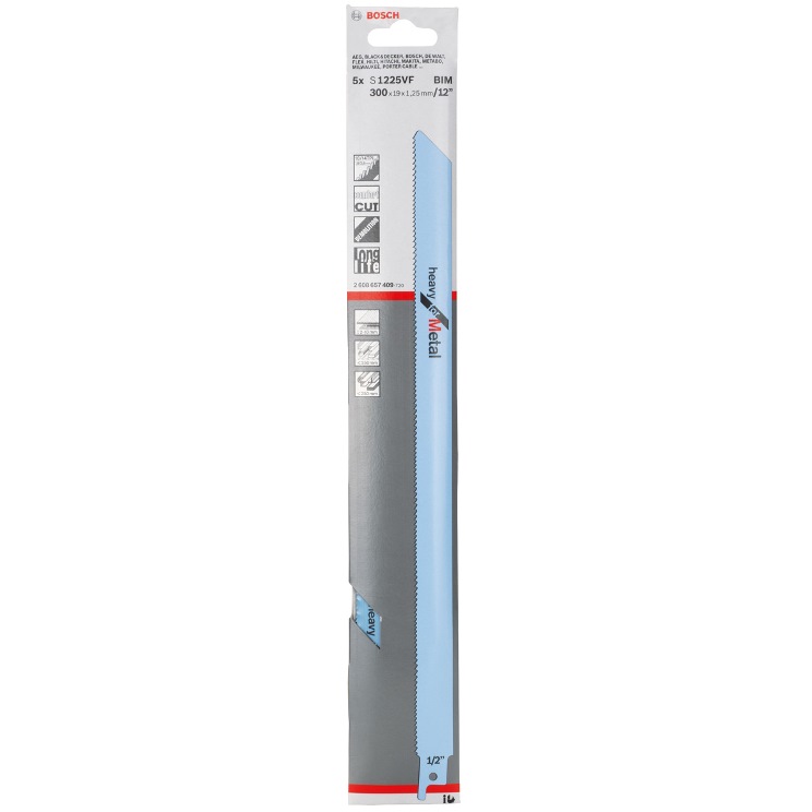 Sierra / 'Cuchilla Sable BOSCH 12" S1225VF Bimetalica / BOSCH-7-A-3
