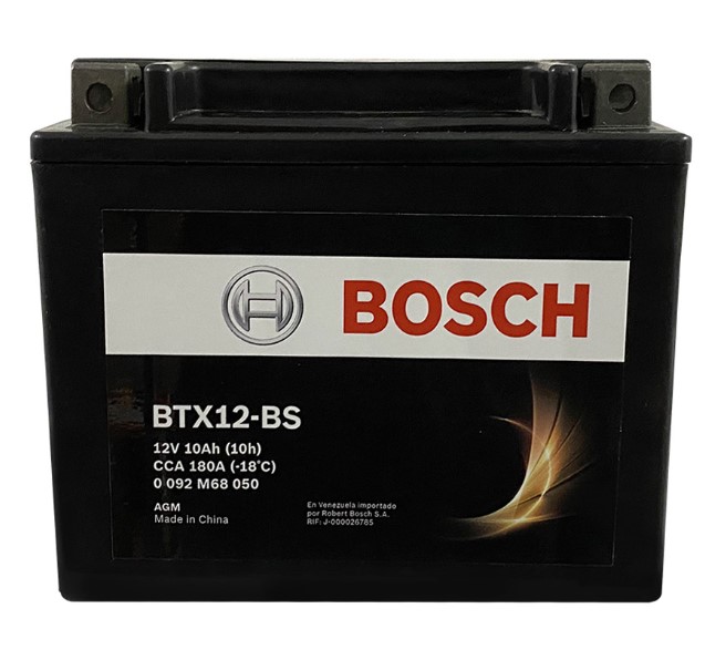 Bateria Moto BTX12-BS BOSCH / 10 Ah / BOSCH-