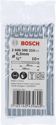 Broca Concreto BOSCH CYL- 6.5 MM - 1/4 / UNIDAD / BOSCH-7-A-2