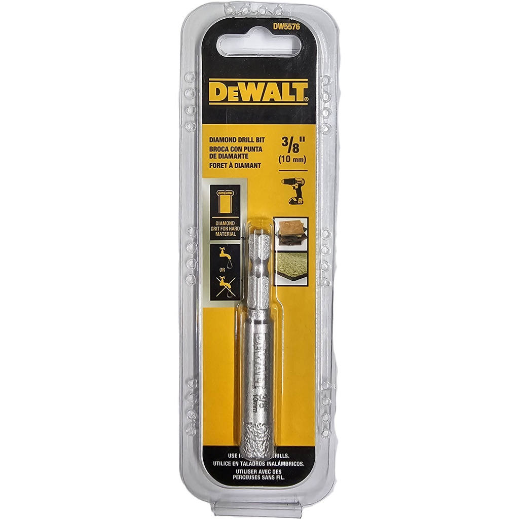 Broca Diamantada 3/8&quot; / PORCELANA Y CERAMICA / DEWALT-5-D-2-F-4