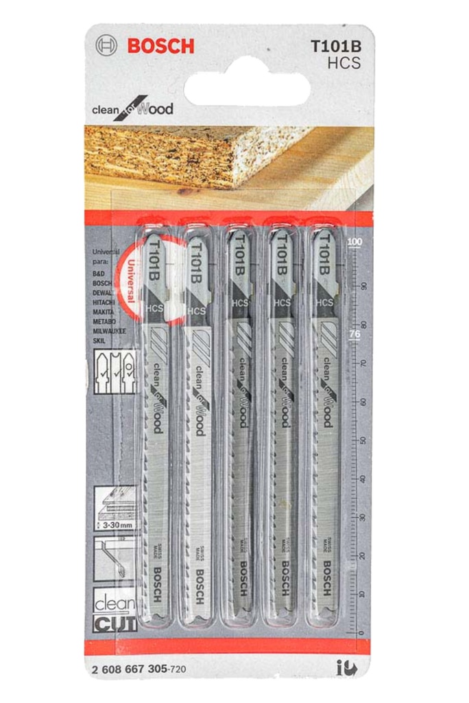 Sierra / 'Cuchilla para Caladora T101B 5U / BOSCH-10-D-2