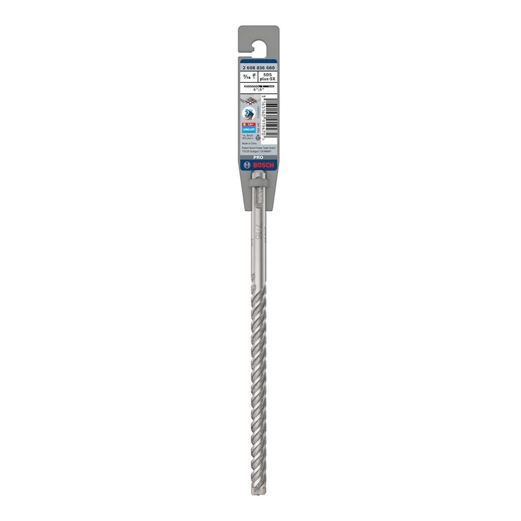 Broca SDS Plus 7/16" X 8" BOSCH / 4 LADOS / 5X / BOSCH-
