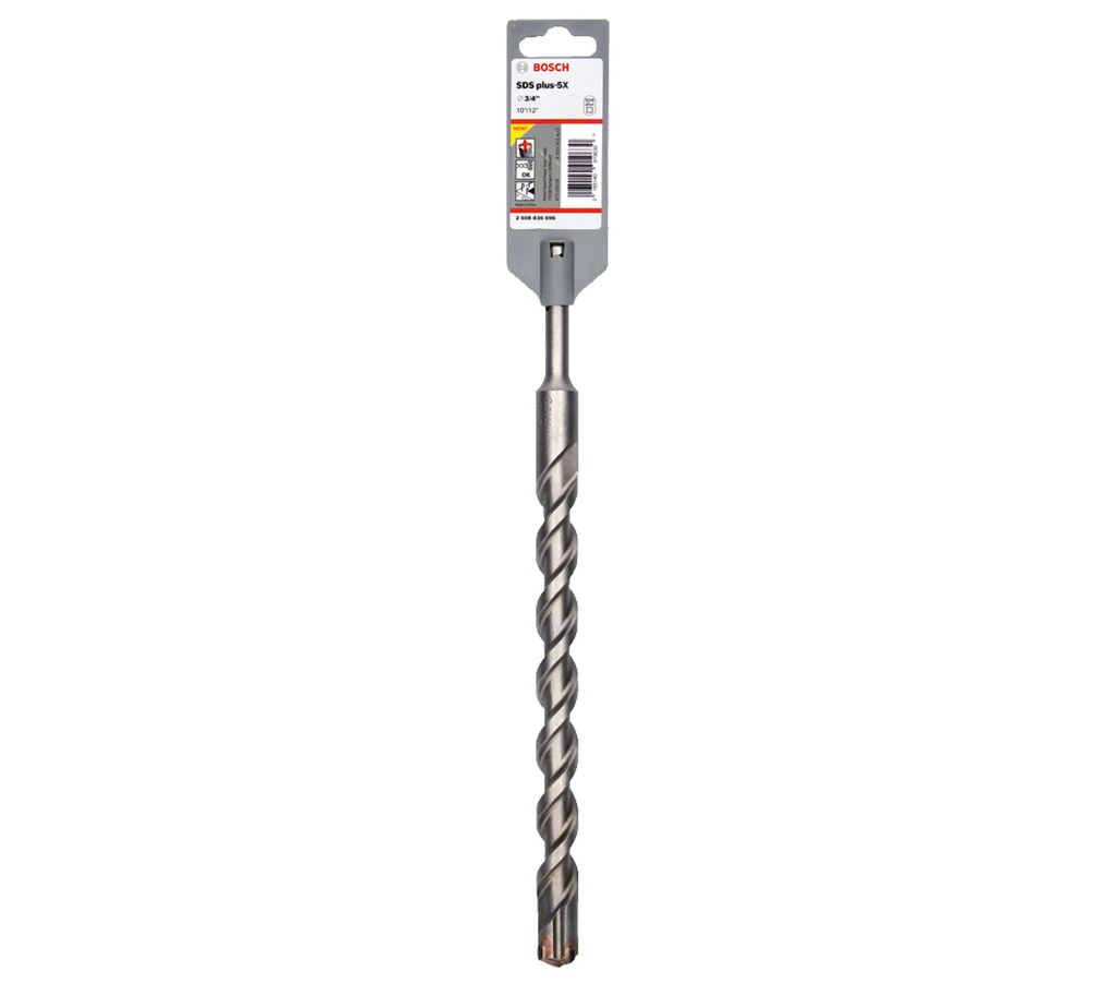 Broca SDS Plus 3/4" X 12" BOSCH / 4 LADOS / 5X / BOSCH-TABLA-8