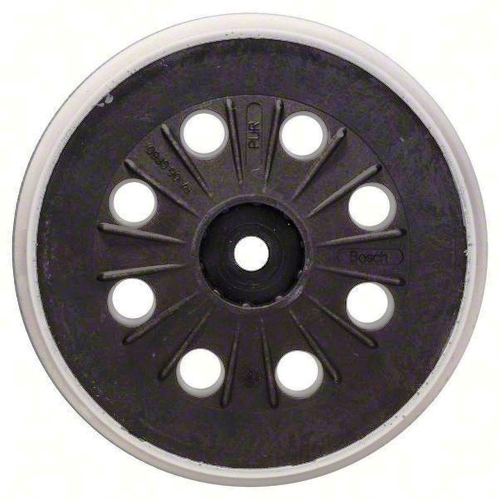 Plato Lijadora GEX 125-150 AVE BOSCH / 5&quot; Velcro 8 Hoyos / BOSCH-4-C-2-D-1