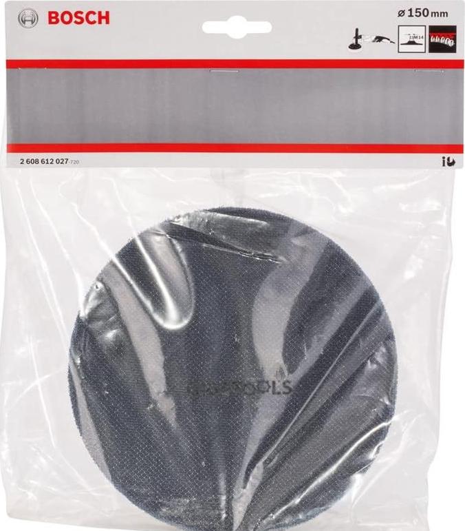 Plato de Hule 6&quot; BOSCH ( Con Velcro ) / BOSCH- TABLA 7