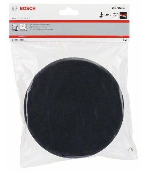 Esponja Pulido Delicado 7" Negro / VELCRO / BOSCH-