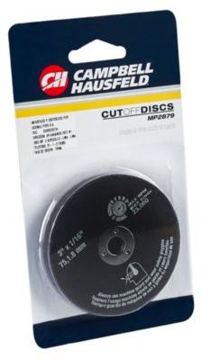 Disco abrasivo 3&quot;x 1/16 Corte metal CAMPBELL HAUSFELD / DEWALT-5-D-1-F